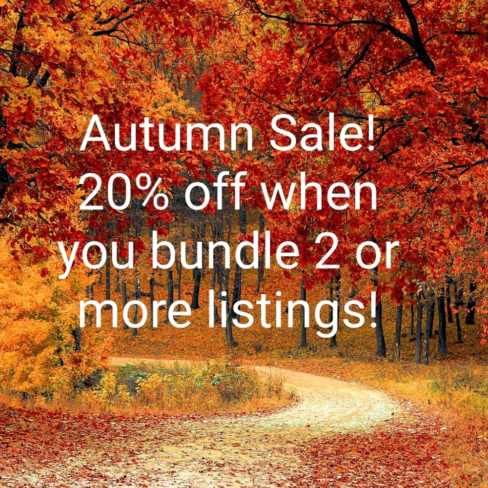 20% Off Bundle of 2 or more &  save on shipping